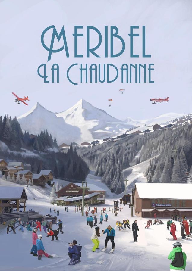 Meribel Centre La Chaudanne, Real Ski In And Out, 3 Bedrooms 2 Bathrooms Newly Renovated, Chalet L'Eperviere Luaran gambar